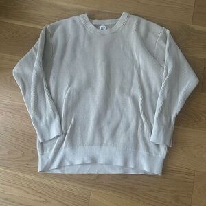 GAP fisherman knit sweater tan xl